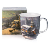 Thomas Kinkade 'Sunday Evening Sleigh Ride' Java Mug