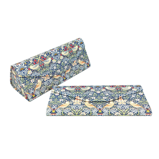 Strawberry Thief by William Morris Vegan Glasses Case