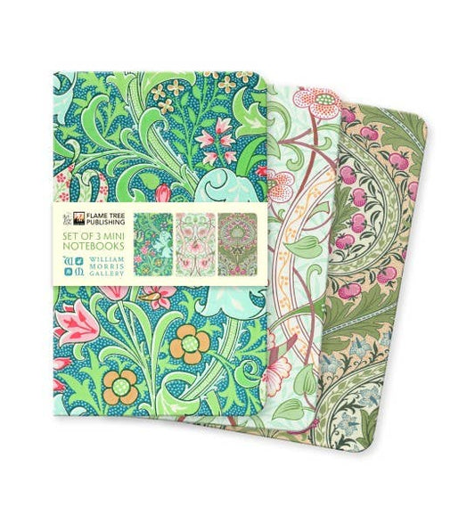 William Morris Gallery: Set of 3 Mini Notebooks