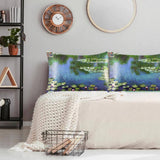 Claude Monet Water Lilies Satin Pillowcase