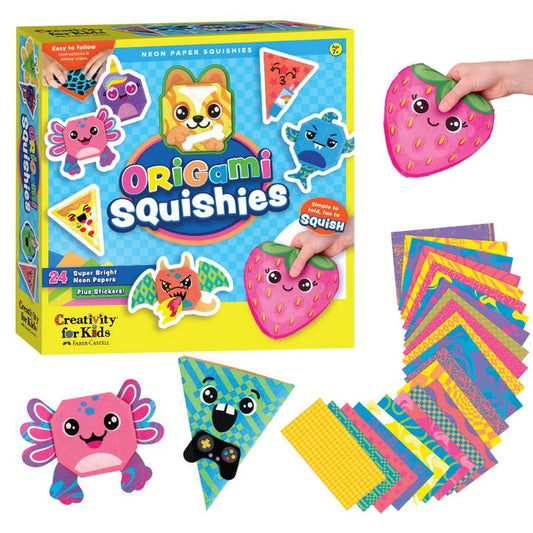 Origami Squishies - Stuffed Origami Paper Craft Kit For Kids