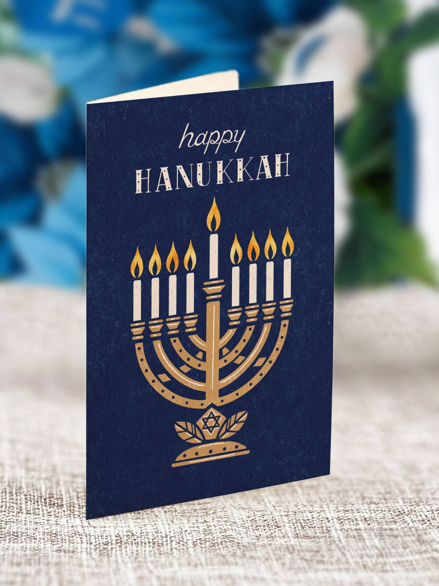 Hanukkah Wishes Pop-Up Greeting Card