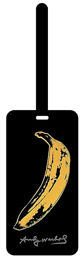 Andy Warhol Banana Luggage Tag