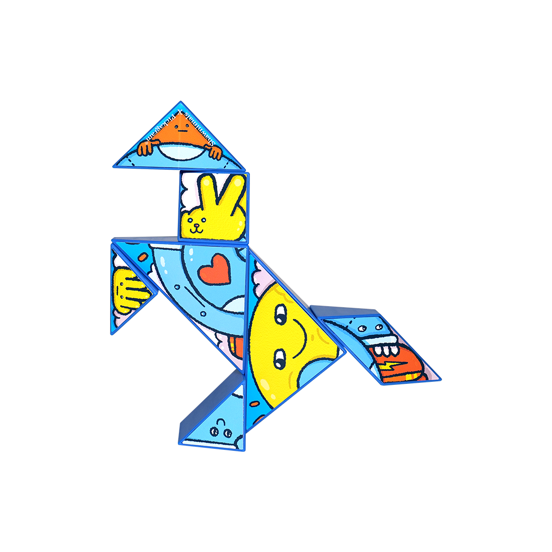 Pickagram Art Collaboration 3D Magnetic Puzzle by Shawnimals
