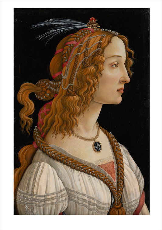 Sandro Botticelli: Idealised Portrait of a Lady Notecard