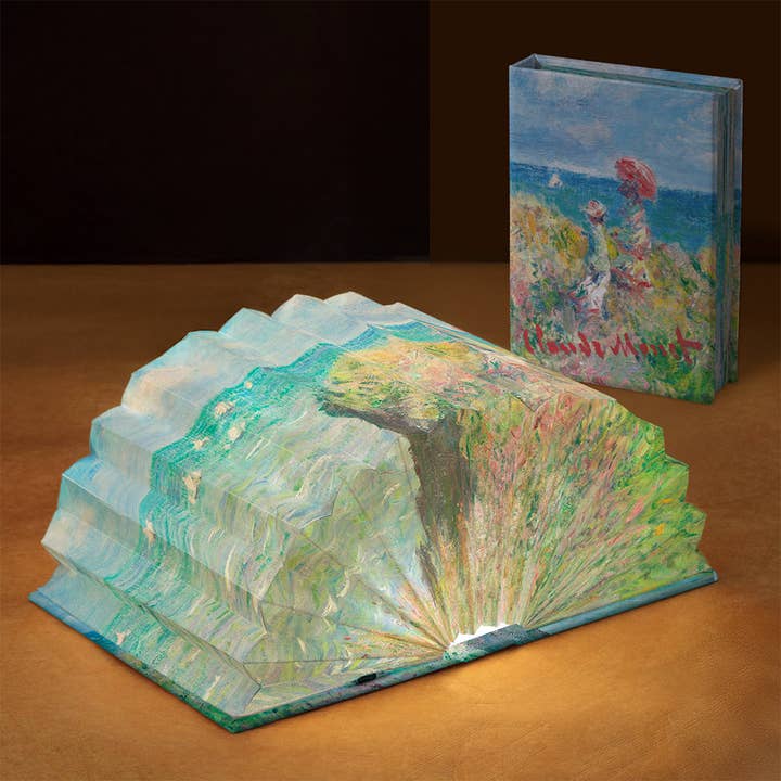 Light Book - Claude Monet Cliff Walk at Pourville