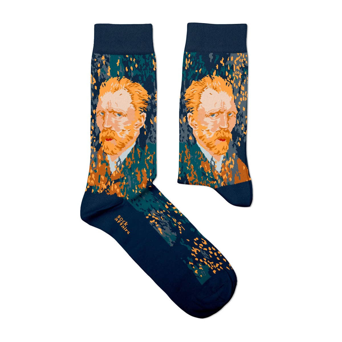 Van Gogh Self-Portrait Socks