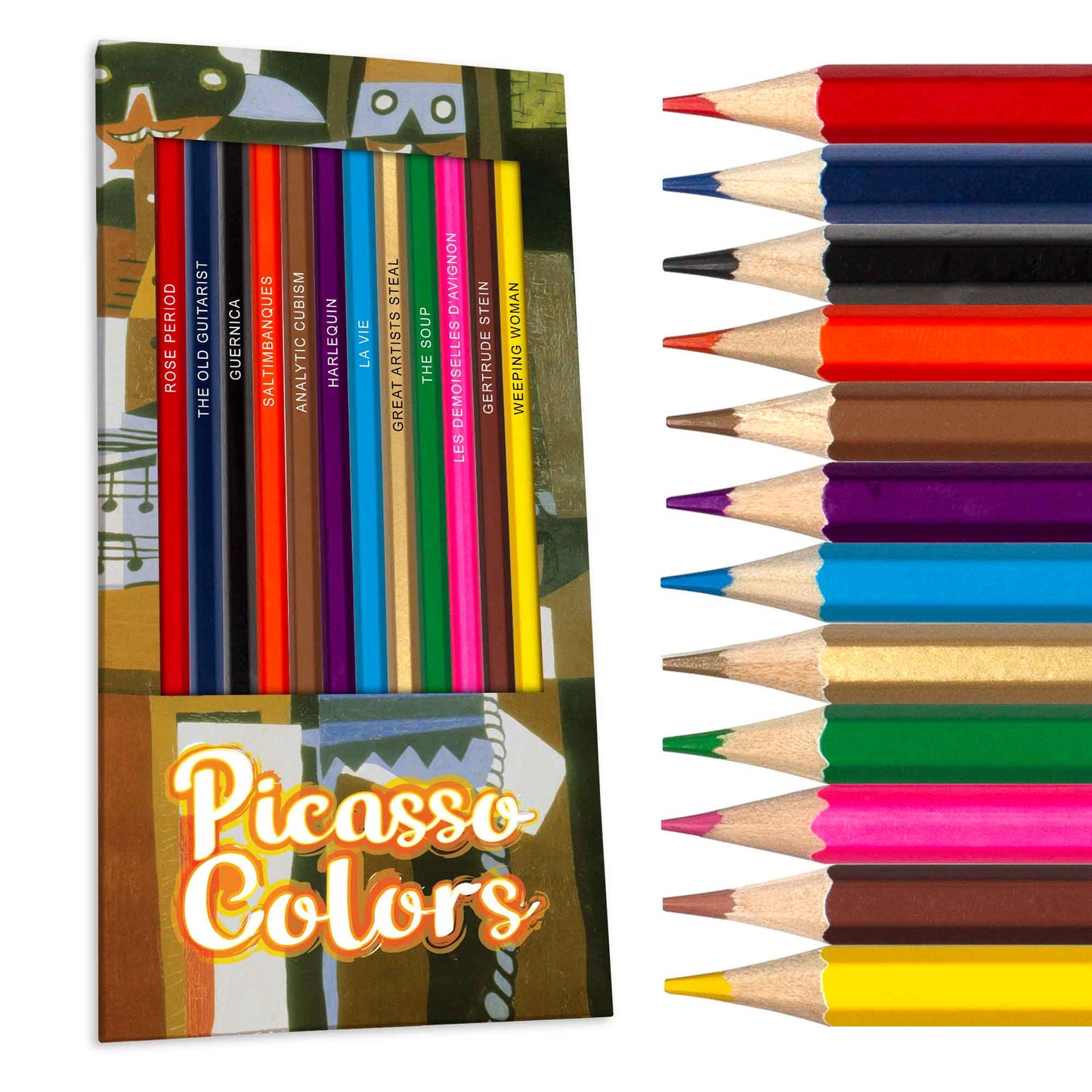 Picasso Colors Colored Pencils & Coloring Pages