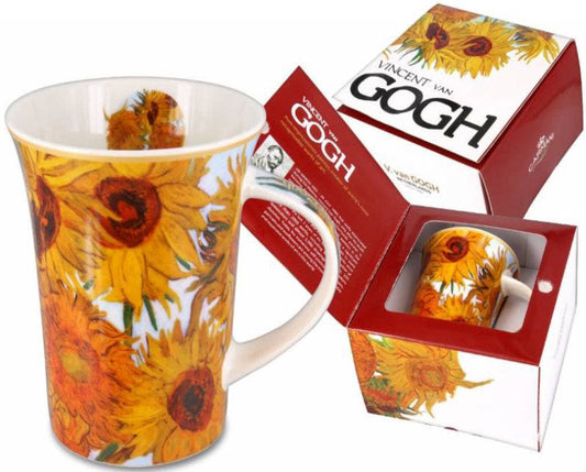 Sunflowers by Van Gogh Porcelain Mug in a Gift Box