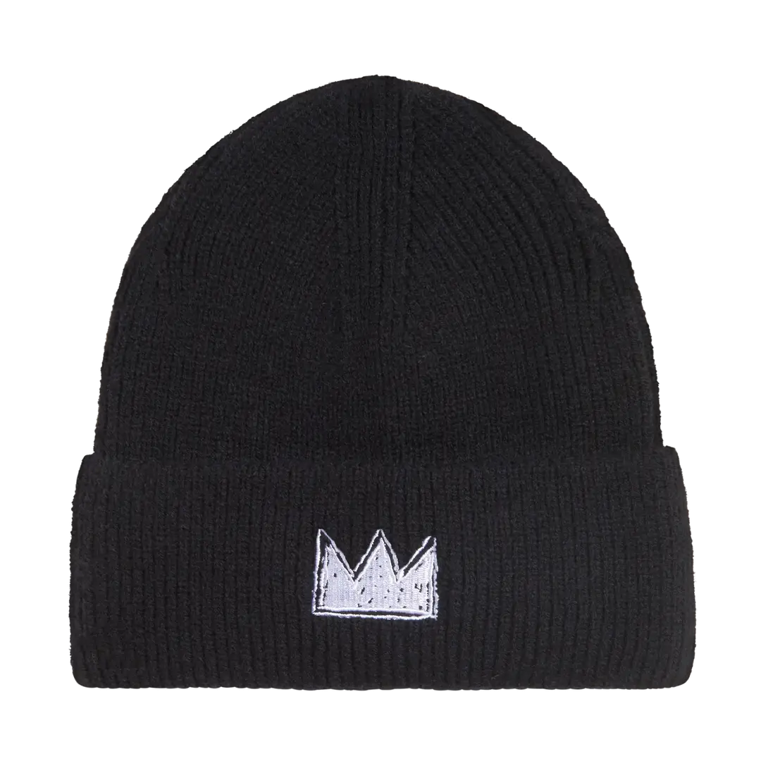 Basquiat Embroidered Crown Beanie