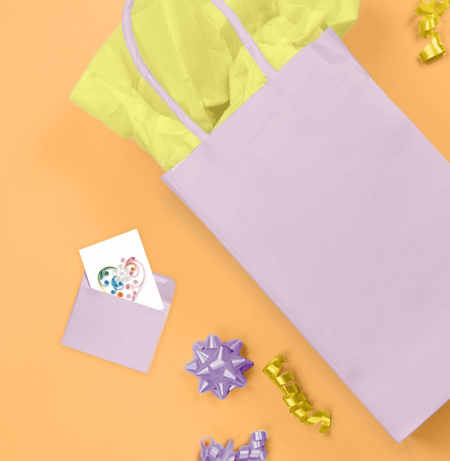 Colorful Heart Gift Enclosure Mini Card