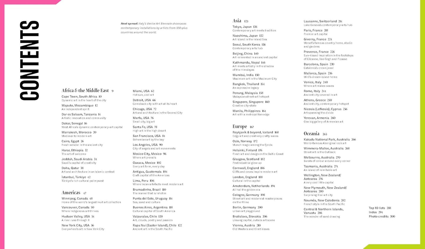 Lonely Planet Art Destinations