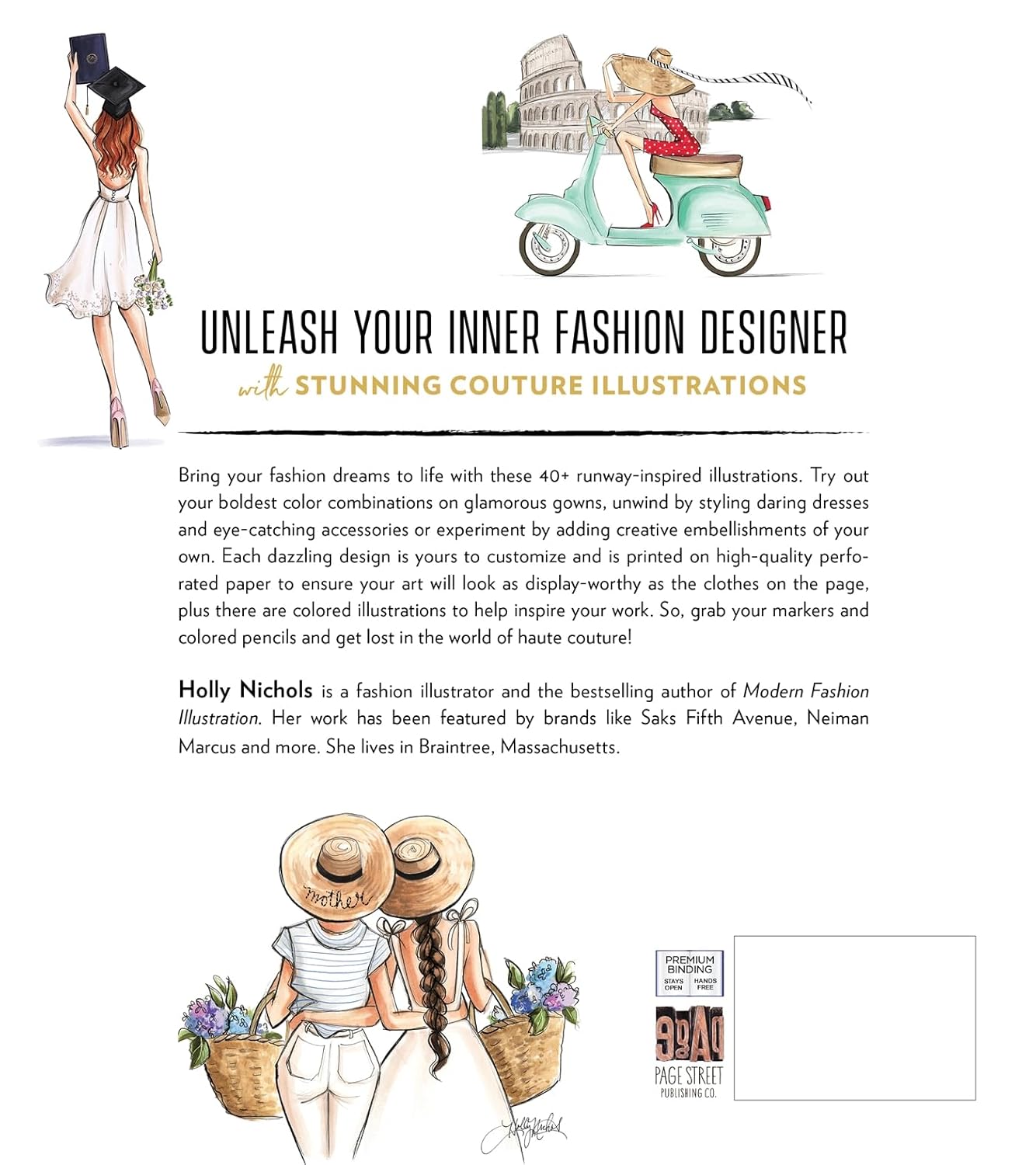 Modern Fashion Illustration: The Coloring Book