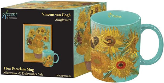 Van Gogh Sunflowers - Porcelain Mug