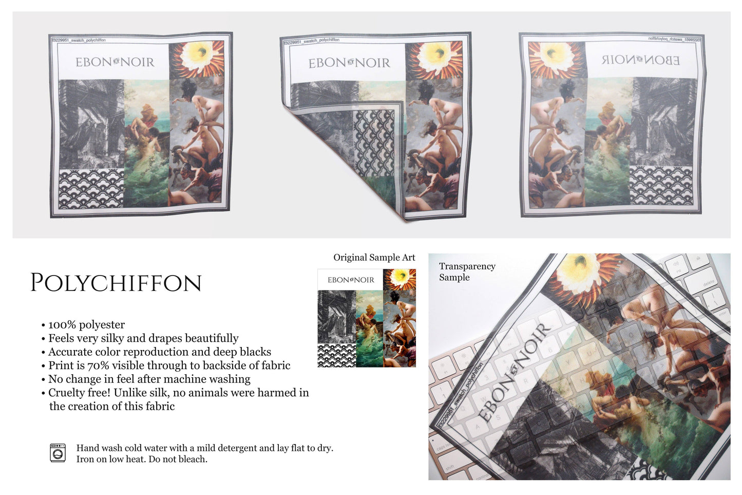 Love and Psyche by Giulio Romano from Palazzo del Te Mantua, Luxurious Long Scarf/Boho Head Wrap, Made to Order, Handmade and Cruelty Free