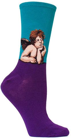 Women's Raphael's Angels Crew Socks