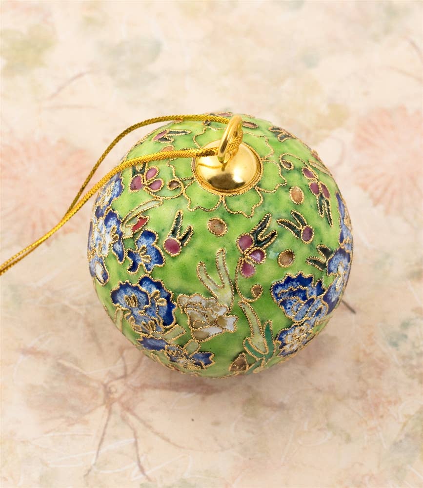 Van Gogh Cloisonne Irises Ball Ornament