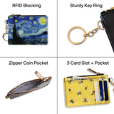 Water Lily Keychain Wallet