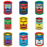 Campbell's Soup Cans by Andy Warhol - Sheet of 9 Stickers