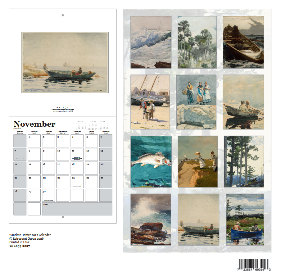 Homer Wall Calendar 2027