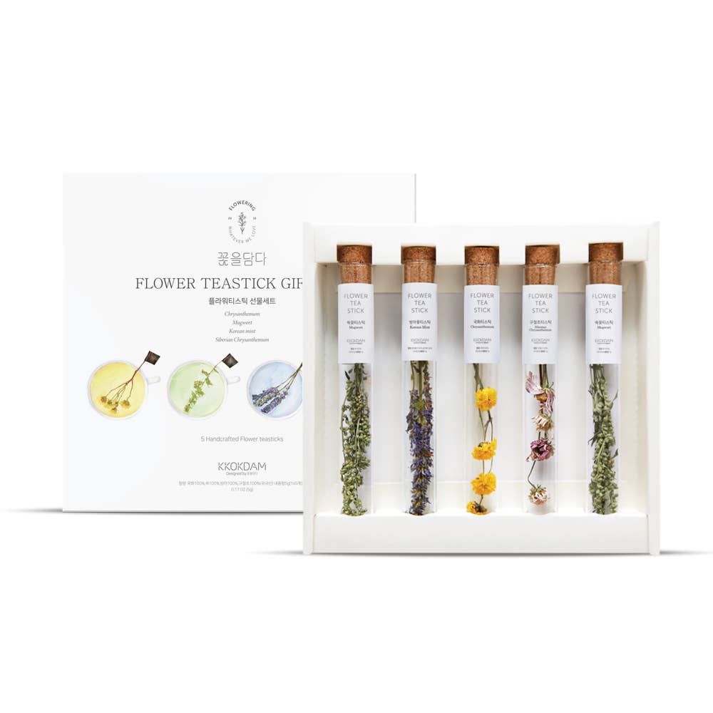 Combination Flower Tea stick Gift Set (1 set = 5 sticks)