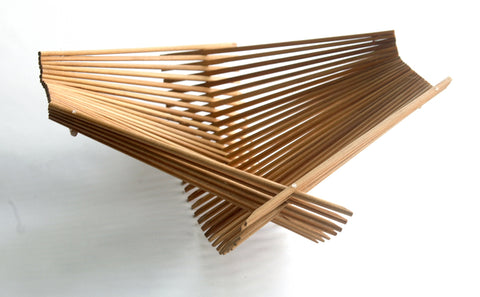 Folding Chopstick Basket | Tea Stained