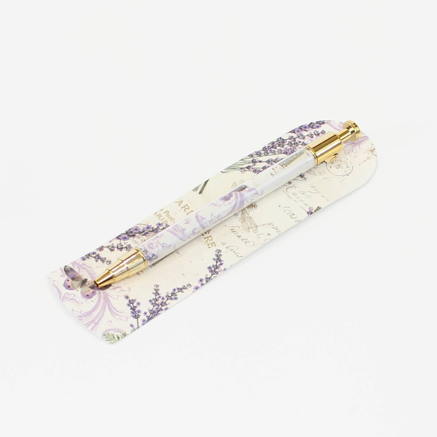 Florentine Pens With Matching Bookmark, Italian Stationery