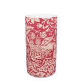 Vase Ceramic (5.7") - William Morris (Raspberry)