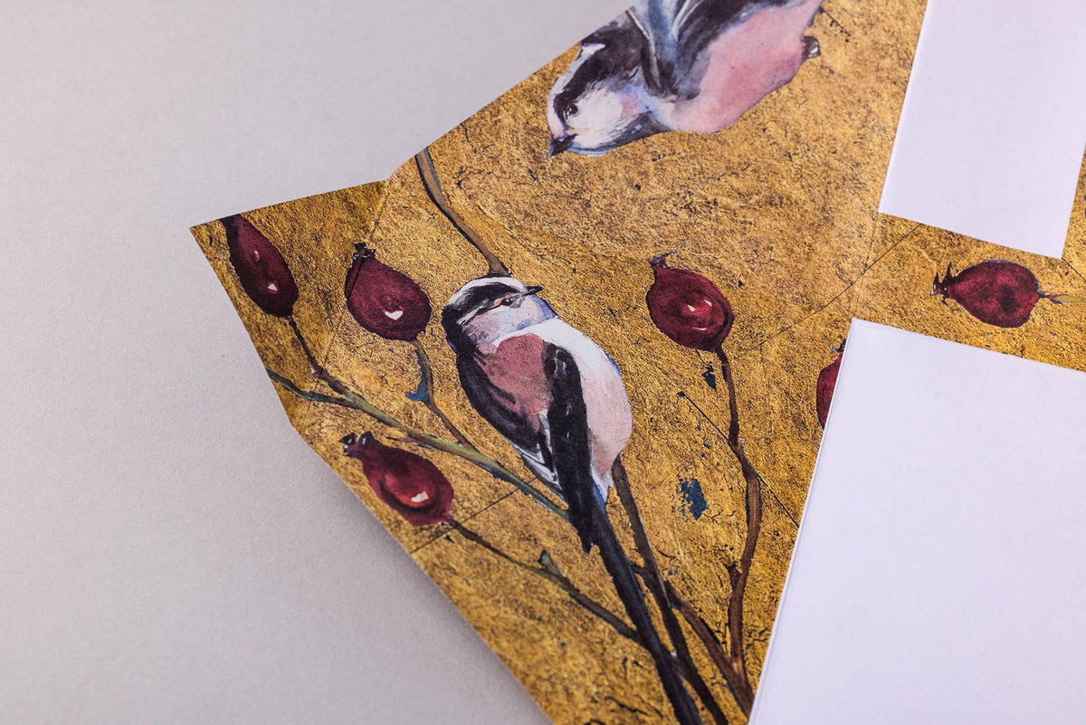 Golden Flight Pigeon, Folding Letter Set – Pack of 6 Letters