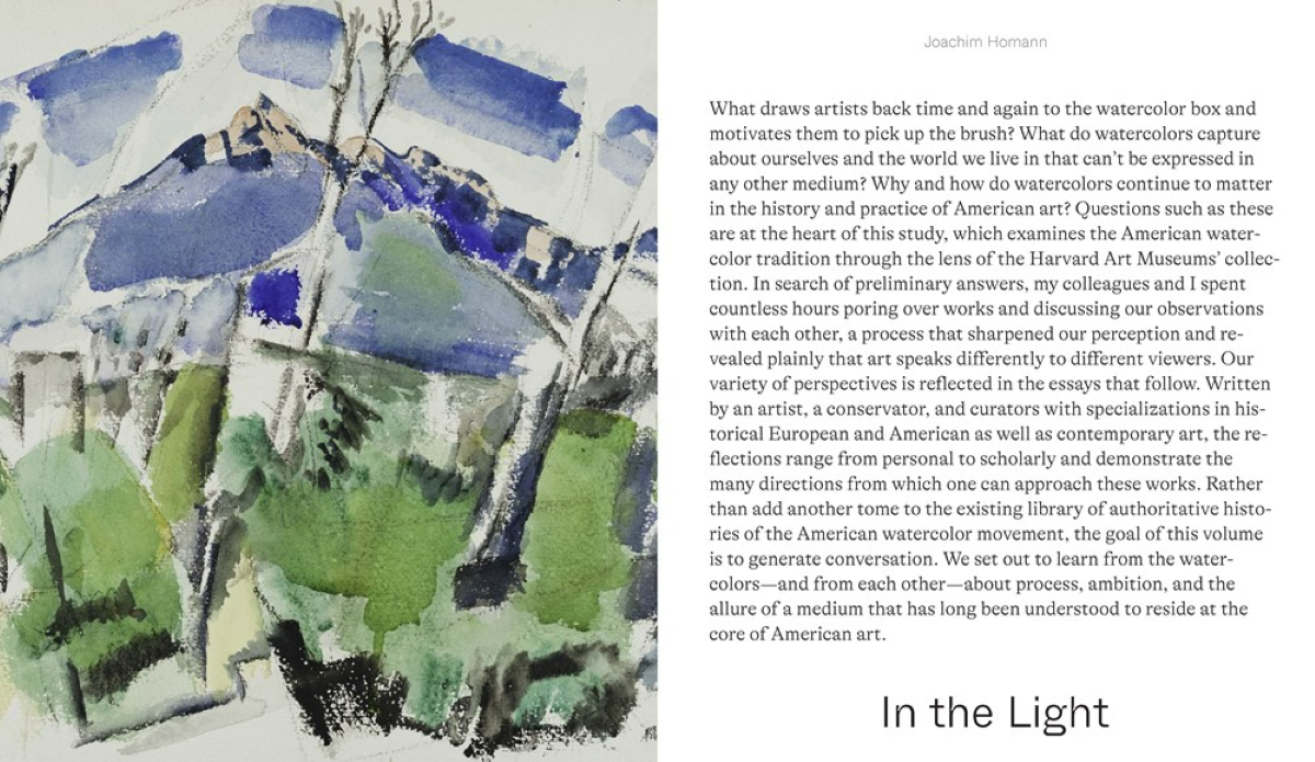 American Watercolors, 1880-1990: Into the Light