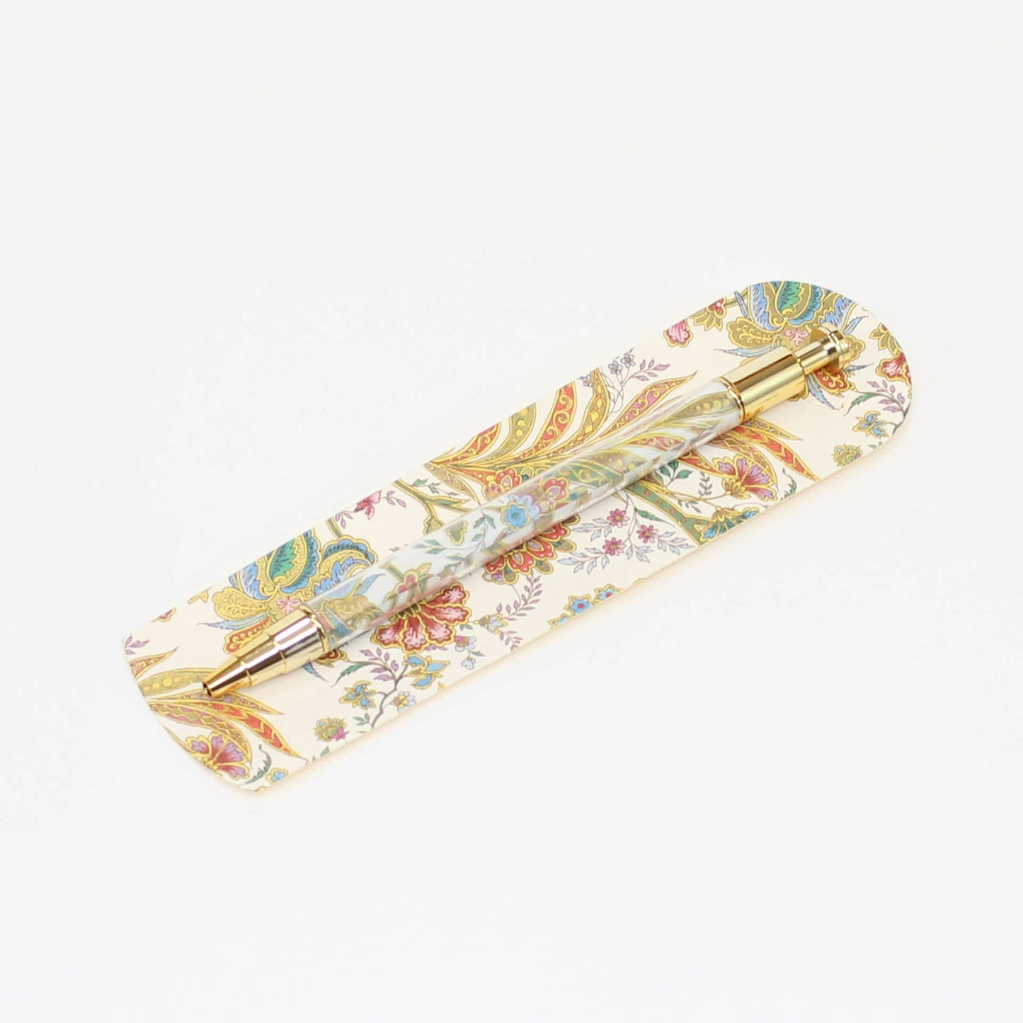 Florentine Pens With Matching Bookmark, Italian Stationery