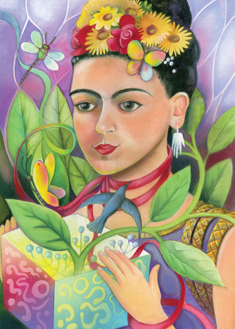Best Things Are Frida Kahlo Birthday Card