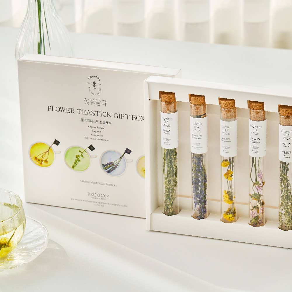 Combination Flower Tea stick Gift Set (1 set = 5 sticks)