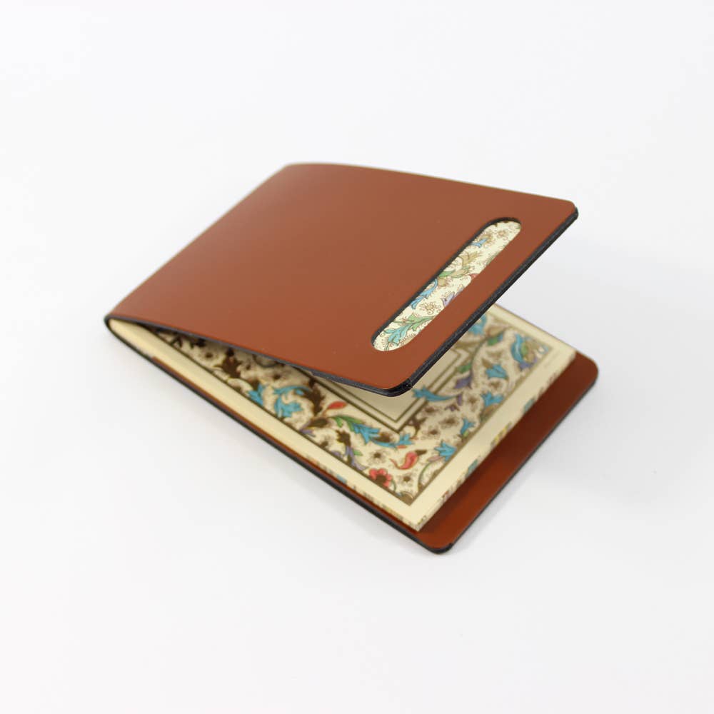 Florentine B7 Memo pad in Leather Cover, Italian Stationery