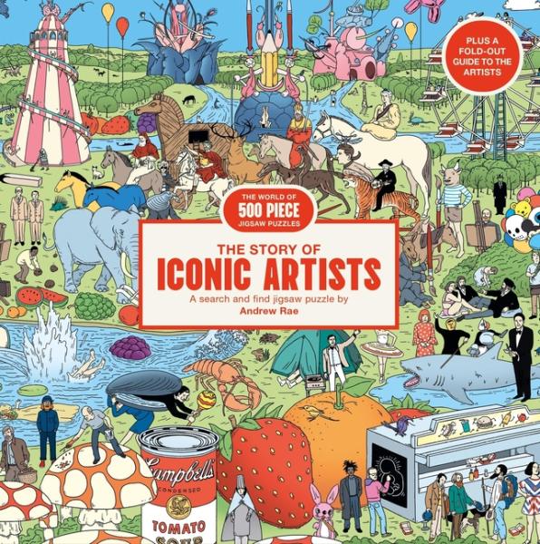 The Story of Iconic Artists: a 500 piece Art History Jigsaw Puzzle