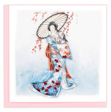 Quilled Kimono Greeting Card