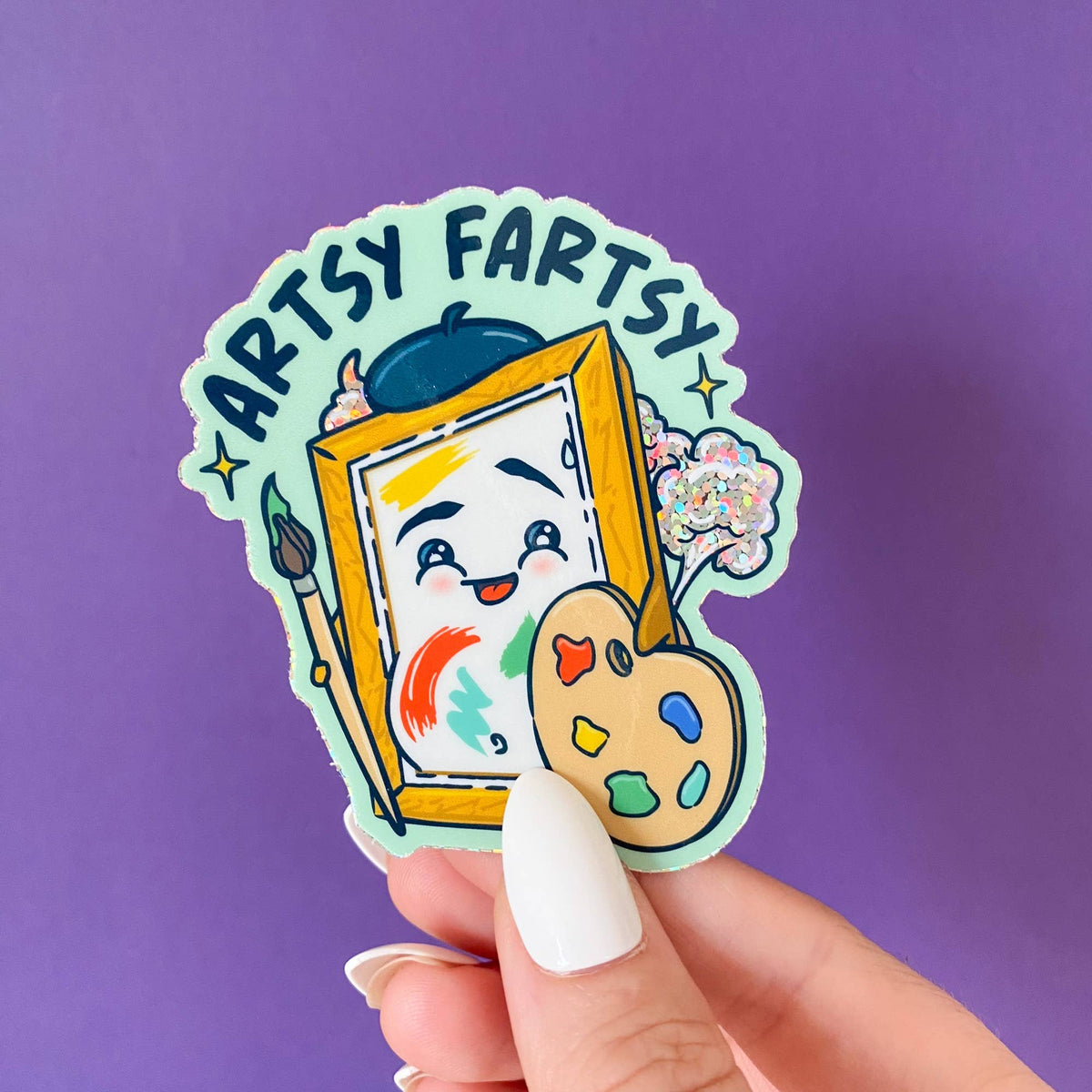Artsy Fartsy Sticker | Artist Accessory | Art Decal