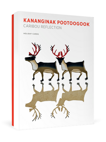 Kananginak Pootoogook: Caribou Reflection Holiday Cards
