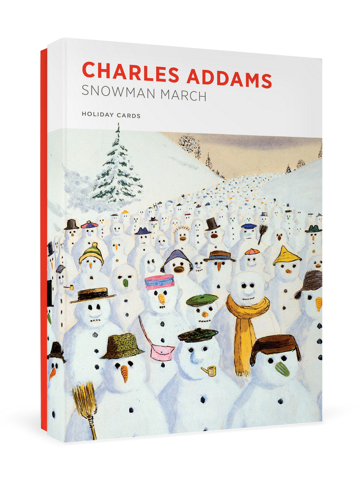 Charles Addams: Snowman March Holiday Cards