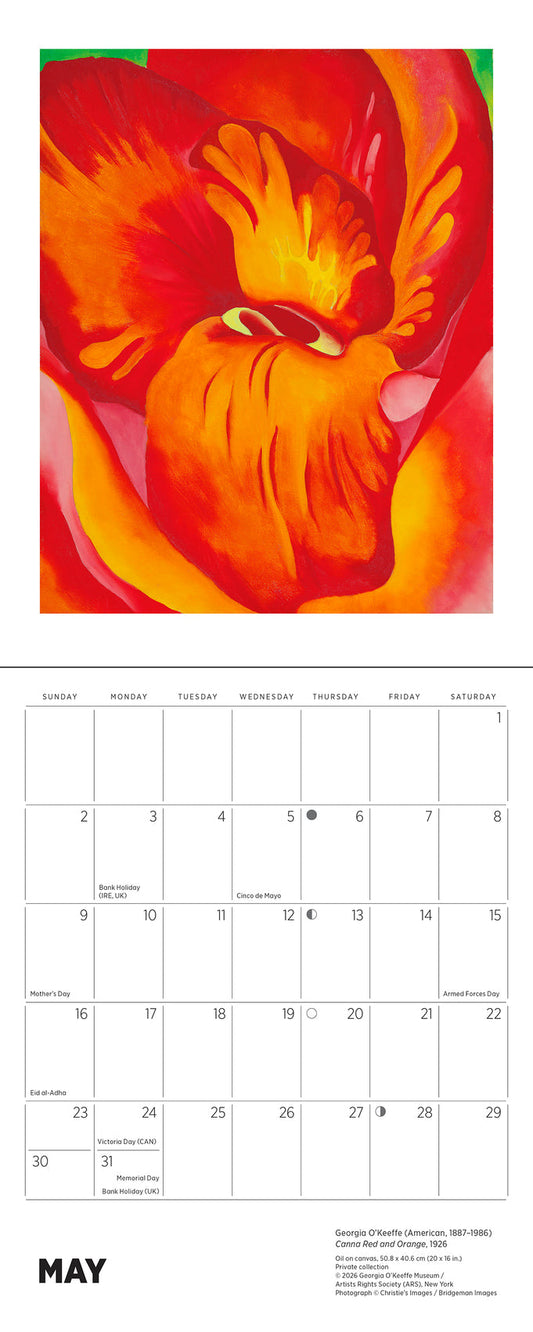 Georgia O'Keeffe 2027 Mini Wall Calendar