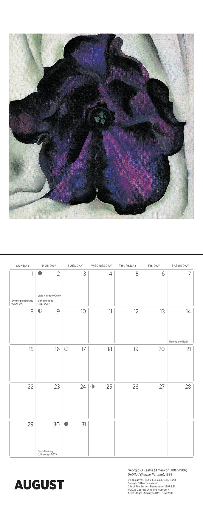Georgia O'Keeffe 2027 Mini Wall Calendar