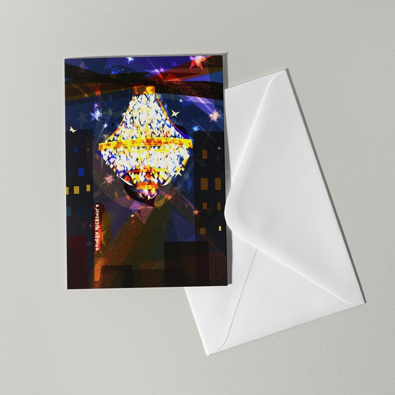 Chandelier Greeting Card