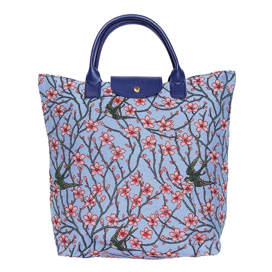 Almond Blossom And Swallow Foldaway Bag