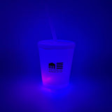 CMA Tumbler Light Up Cup with Lid and Straw