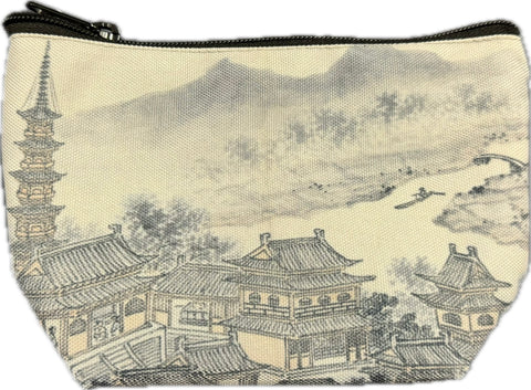 Views of Tiger Hill, Suzhou: The Thousand Buddha Hall Cosmetic Bag