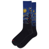 Starry Night Xmas Crew Sock