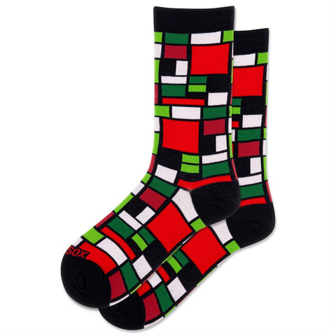 Mondrian Holiday Crew Sock