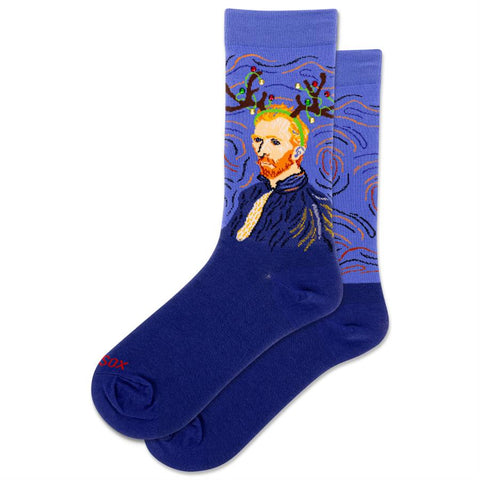 Reindeer Van Gogh Crew Sock