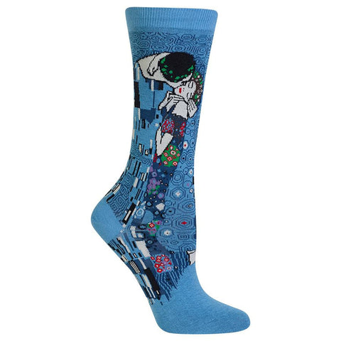 Women's Klimt Kiss Socks | Blue
