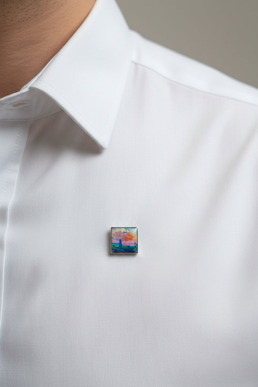 The Pink Cloud Lapel Pin